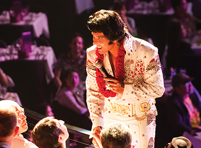johnny fortuno as elvis presley